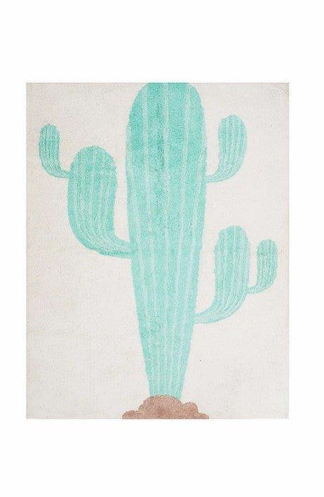 Alfombra Infantil Algodón 100% Lavable Cactus Aratextil - Nanetes #